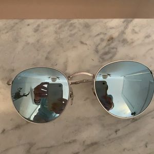 Ray ban mirror sun glasses round